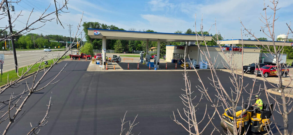 Final paving