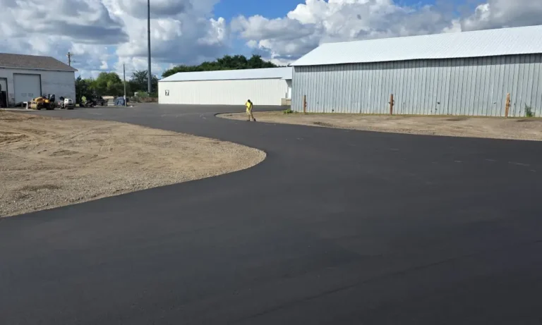 Marv's True Value parking lot rebuilt