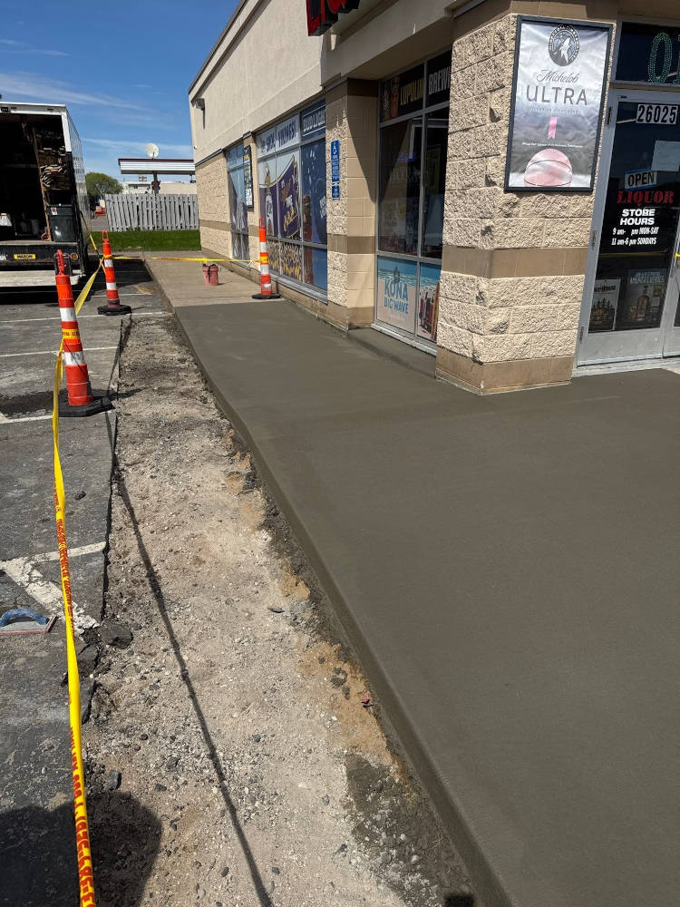 New concrete ADA ramp