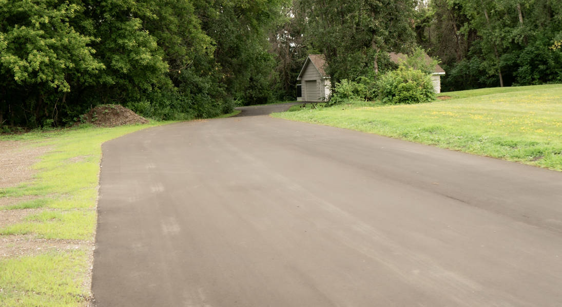 New entry way into Church parking lot